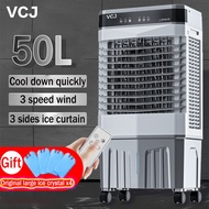 (In-stock) VCJ Air Cooler 50L Large Capacity Remote control 3 Speed Aircond Cooler Fan Portable Air Conditioner 冷風機