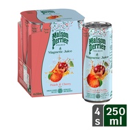 Perrier Sparkling Juice Beverage Peach & Cherry (4x250ml)