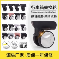 [5088Positive Review]Luggage Spinner Wheels Accessories Gliders Rollers Trolley Case Wheels Accessor