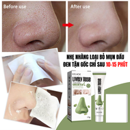 [ Hàng Chuẩn] Gel Kem Lột Mụn Đầu Đen Lột Sạch Mụn Cám Mụn Đầu Đen Kèm Giấy Lột Mụn Lively Nose