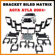 Bracket Bi lled Matrix AGYA AYLA 2024 facelift 1.5 inch bracket bi lled box matrix projector project