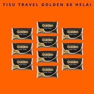 Golden Travel Tissue 60 Sheets, 8 Pcs – Pocket Tissue Practical Pocket Tissue