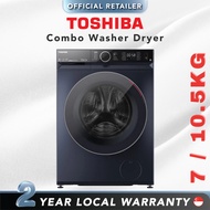 Toshiba 10.5/7kg / 12.5/8kg Combo Washer Dryer (TWD-BM105GF4S / TWD-BM115GF4S / TWD-BM135GF4S)