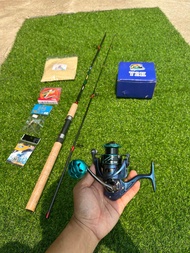 ชุดพร้อมตก คันสปิ้นโอจิซัง + รอกสปิ้นY2K มีให้เลือกหลายขนาด