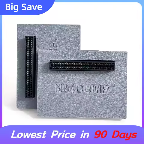 N64 Cartridge Dump Reader Adapter for Original Cards and Backup ROM Dumper Plug and Play