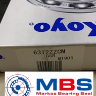 BEARING 6312 ZZ KOYO BRAND ORIGINAL JAPAN 6312ZZ