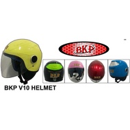 HELMET BKP V10 WITH VISOR RED COLOR