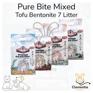 Mix Tofu/Soya Pure Bite Cat Litter 7 Liters | Pure Bite Cat Litter 7 liters Mix Tofu Bentonite 7L