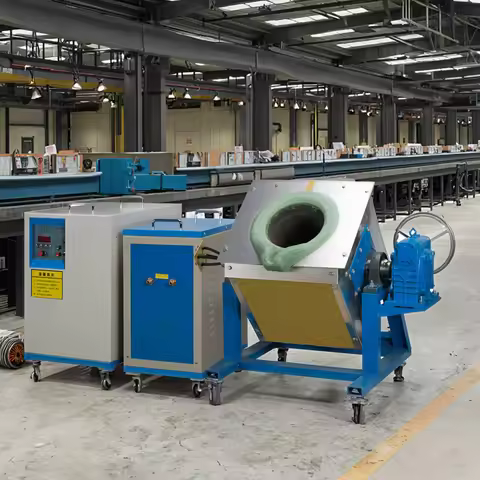 HCX 10KG 50KG 100KG 200KG Induction Crucible Melting Electric Furnace For Sale Golden Copper And Ste