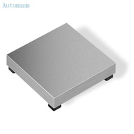 AUTU Metal Stamping Block Anvil with Rubber Feet Jewelry Making Tool Square Anvils Solid Metal Bench