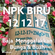 5kg / Baja NPK Biru 12 12 17 / Baja Menggalakkan Keluar Bunga &amp; Buah / Baja Bunga / Baja Buah / Fertilizer
