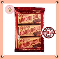 Whittaker's Fresh Roasted Almond Gold Milk Chocolate Bar 135g (45g x 3) Coklat
