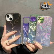 JJ309 Casing Ripple Purple Violet Gradient Softcase For Oppo A6 PRO A5 PRO A60 A3X 5G A3 Pro 5G Indo