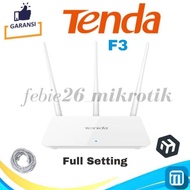 TERLARIS Router Tenda F3 Full Setting RT RW net