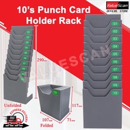 5s / 10s / 24s / 50s Slot Time Recorder Punch Card Rack / Punch Card Holder