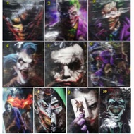 MOTORCYCLE JOKER STICKER UNIVERSAL FACE DESIGN JOKER