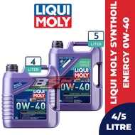LIQUI MOLY Fully Synthetic Synthoil Energy 0W40 (5L/4L) Engine Oil For Proton/ Toyota/ Perodua/ Hond