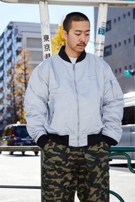 （限匯款）NIKE 日本限定款 飛行員炸彈夾克外套|狼灰 NSW AIR BOMBER JACKET MA1 - Wolf Gray (DV9892-012)