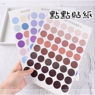 Morandi Dot Sticker Round Label Sticker Small Dot Sticker Dot Sticker Round Label Round Label Round 