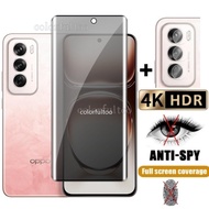 2024 Oppo Reno 12 5G 2IN1 3D Curved Private Screen Protector For Oppo Reno 12 Pro Reno12 Reno12Pro 5