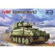 Fore Hobby 2001 1/72 British Army Fv107 Scimitar Mark2 light armoured vehicle TANK MODEL KIT
