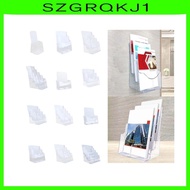 [szgrqkj1] Acrylic Brochure Holder Brochure Display Stand,Gifts Document Paper Literature Holder Magazines Holder for Pamphlet Reception