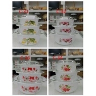 OPAL GLASSWARE CASSEROLE SET 6PC * Hot item *