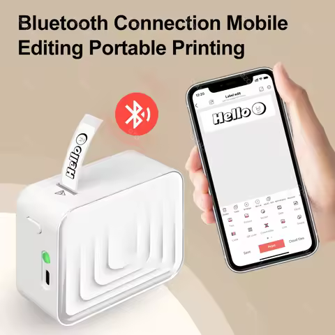M1 Wireless Bluetooth Thermal Label Printer Mini Portable Adhesive Label Maker Fast Printing Similar