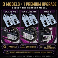 PNP PLUS CNC Chain Adjuster LC135 V8 EX5 Dream Wave Made In Vietnam Pelaras Rantai Tensioner Belakan