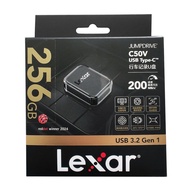 Lexar 256GB JumpDrive C50V USB Type-C Dashcam Flash Drive (200MB/s), LJDC50V256G