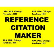 Reference Citation Generator for Project, Report, Circuit and Analysis