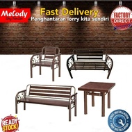 Melody~Bench Chair/ Metal Bench Chair Long/Outdoor Bench Chair/Garden Bench/Kerusi