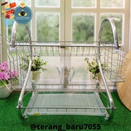 Dish rack | Tiered dish rack | Stainless steel dish rack | Stainless Steel Dish Rack