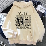 Blue Lock hoodies women graphic funny anime 90s hoddies clothing female 90s tracksuit