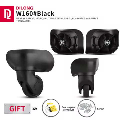 Luggage Accessories Universal Wheels Compatible with Naw befuty W160 Password Box Wheel Trolley Case