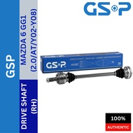GSP-MZ-8-910A GSP DRIVE SHAFT (RH) MAZDA 6 GG1 (2.0/AT/Y02-Y08)
