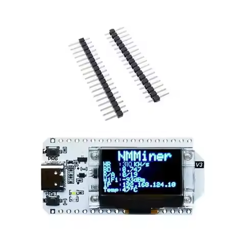 T10C!Nerdminer 310KH/S USB Solo Lottery Miner Lora 32 V3 433-510Mhz - Optimize Your BTC Earnings Wit