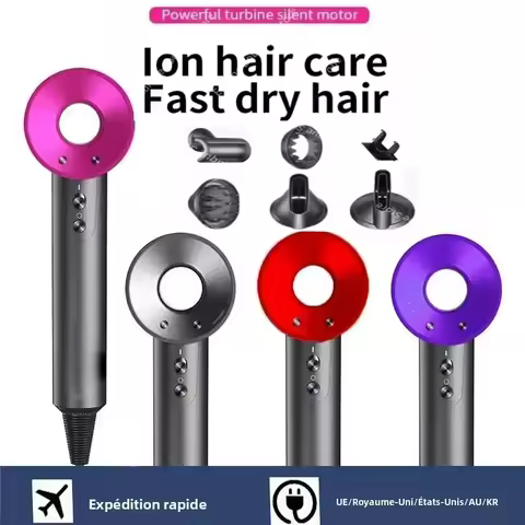 Professional Leafless Hair Dryer, High-Speed Negative Ion 110,000 Rpm, Professional Hair Care, 62M/S