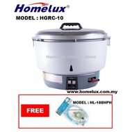 <<Xtra Thick>>HOMELUX COMMERCIAL GAS RICE COOKER 10 LITER HGRC-10 Foc Gas regulator