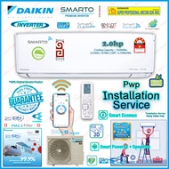 Save4.0 Daikin Smarto 2.0hp Premium Inverter Aircond FTKH50B V1MF & RKU50BV1M(WiFi) Smart Control R3