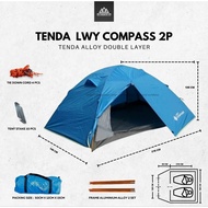 TENDA Lwy Double Layer Alloy Frame 2 Person Compass Tent