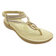 Kiki River K23-884 Women Flat Sandals In Gold, Sizes 35-41