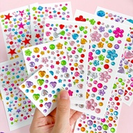 Jewel Bead Gemstone Sticker Embossed 3D Decorative Diamond Sticker Shiny CrystalBINTANG DIY Decorati