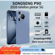 SONGSENG P90 2026 5G smartphone with 16GB RAM 1TB storage Android WiFi Type-C SIM card Snapdragon 88