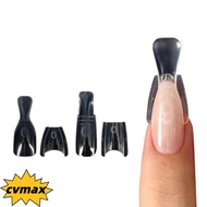 CYMX 60/240/300 Pcs Dual Nail Forms, Oval 15 Size Oval Coffin Nail Forms,  No Paper Forms Acrylic Sa