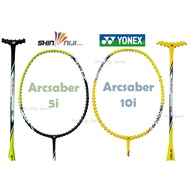 Yonex Badminton Racket Arcsaber 5i & Arcsaber 10i Free Grip (100% Original)