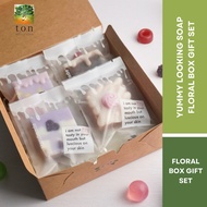 t.o.n Handmade Yummy Looking Gift Soap Set (Slice 21g/Cupcake 35g)