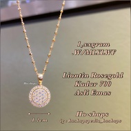 Liontin Rosegold Kadar 700 Asli Emas