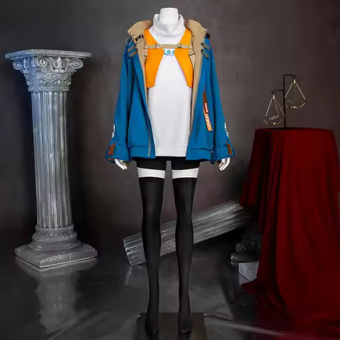 GUILTY GEAR STRIVE: DUAL RULERS GGSTDR Unika Full Set Cosplay Costume Halloween Carnival Party Outfi