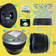 Air Spring Bellow / Pegas Udara (Big Metal Big Piston Bogie) Scania P 124 1543691 1402423 AIRREX TUR
